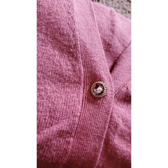 New York & Co Pink Cardigan XL Tall - Picture 6 of 7